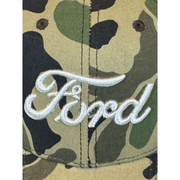 New Ford Mesh Trucker Baseball Hat Cap Camouflage Camo Official - Picture 2 of 9